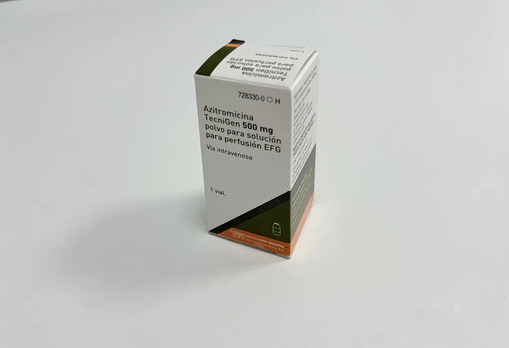 Azithromycin Tecnigen 500 mg powder for solution for infusion EFG powder for solution for infusion