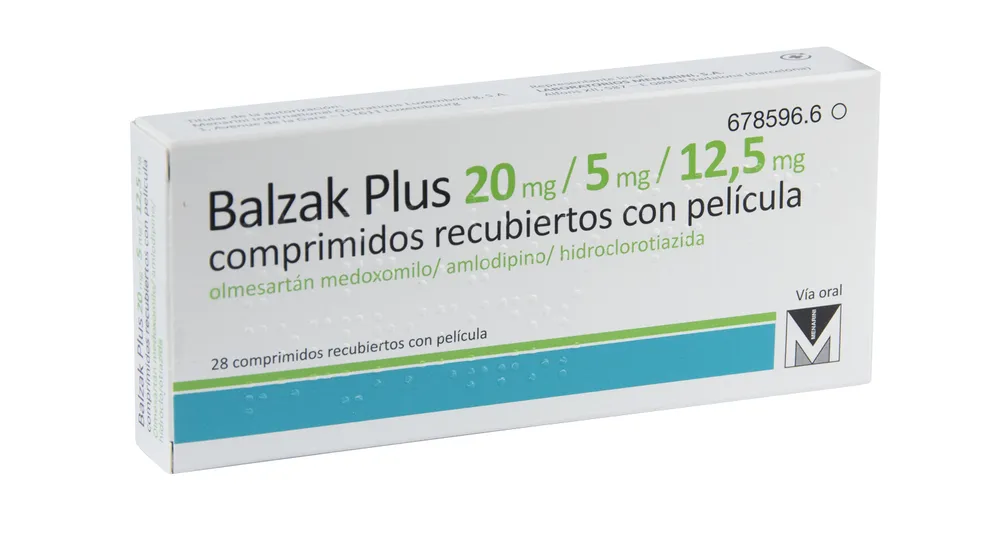Balzak Plus 20 mg/5 mg/12,5 mg compresse rivestite con film compresse, rivestite con film