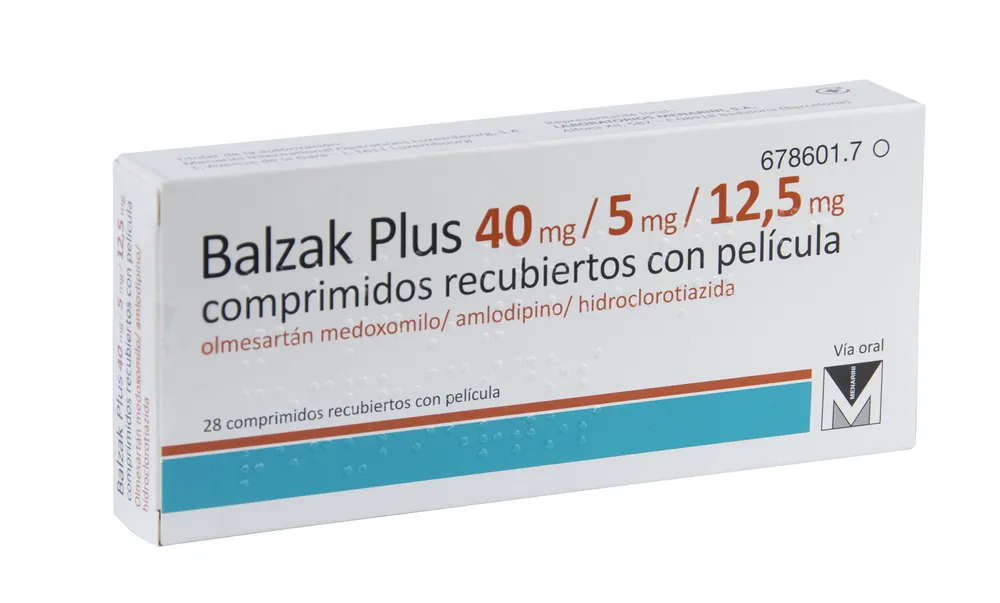 Balzak Plus 40 mg/5 mg/12,5 mg compresse rivestite con film compresse, rivestite con film