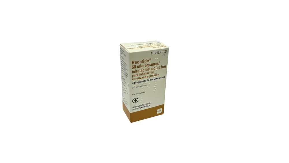 Becotide 50 micrograms/inhalation solution for inhalation in pressurized container solution for inhalation in pressurized container