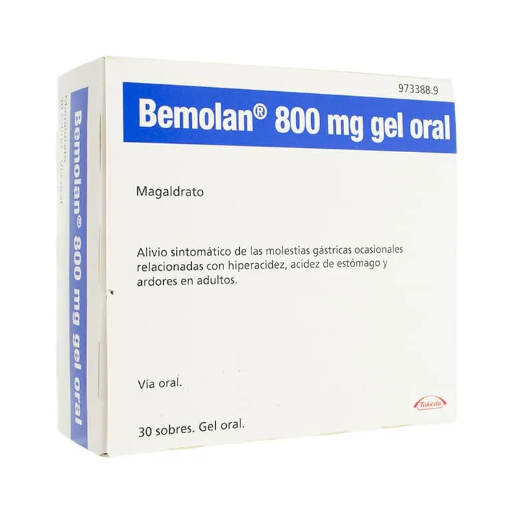 Bemolan 800 mg gel orale gel, orale