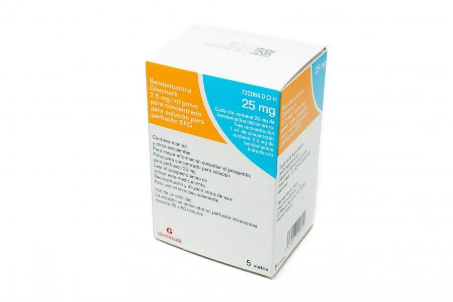 Bendamustina Hikma 2,5 mg/ml polvere per concentrato per soluzione per infusione EFG polvere per concentrato per soluzione per perfusione