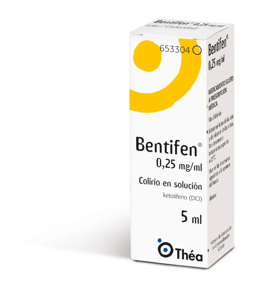 Bentifen 0.25 mg/ml eye drops solution solution, ophthalmic