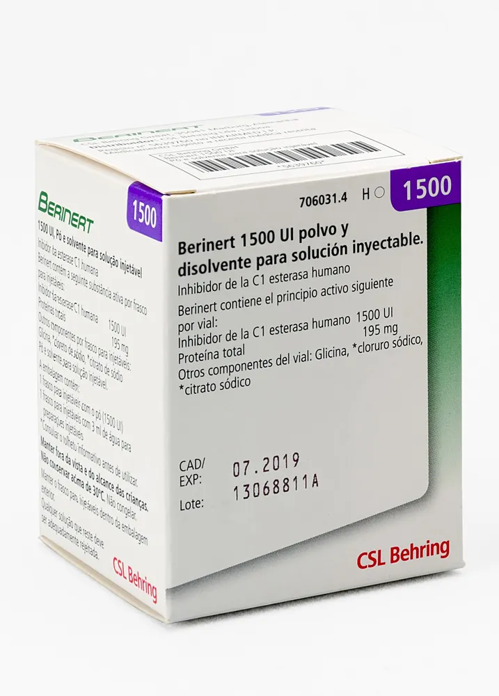Berinert 1500 UI polvere e solvente per soluzione iniettabile polvere e solvente per soluzione per iniezione e per perfusione