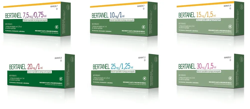 Bertanel 7.5 mg/0.75 ml solution for injection in pre-filled syringe solution for injection in a pre-filled syringe