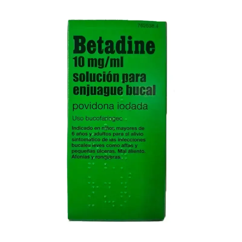 Betadine 10 mg/ml oral rinse solution solution, for mouthwash