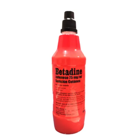BETADINE JABONOSO 75 MG/ML SOLUCIÓN CUTÁNEA SOLUCIÓN CUTÁNEA