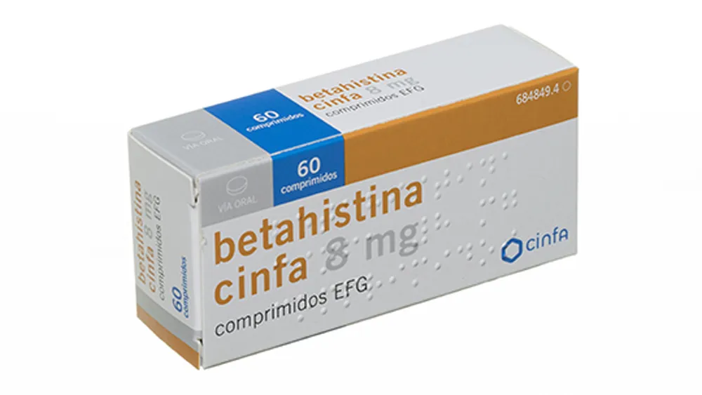 Betahistine Tarbis 8 mg tablets EFG tablets