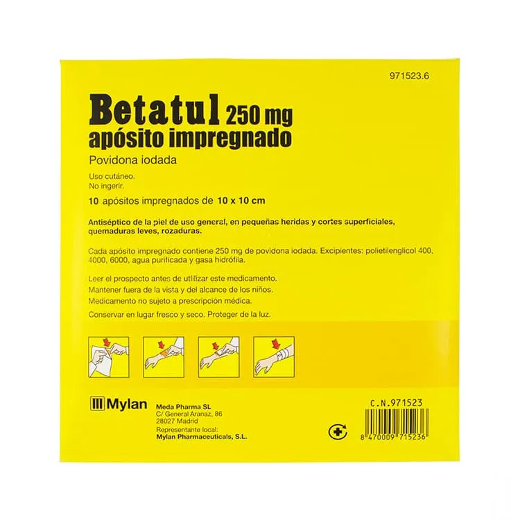 Betatul 250 mg cerotto impregnato cerotto medicato