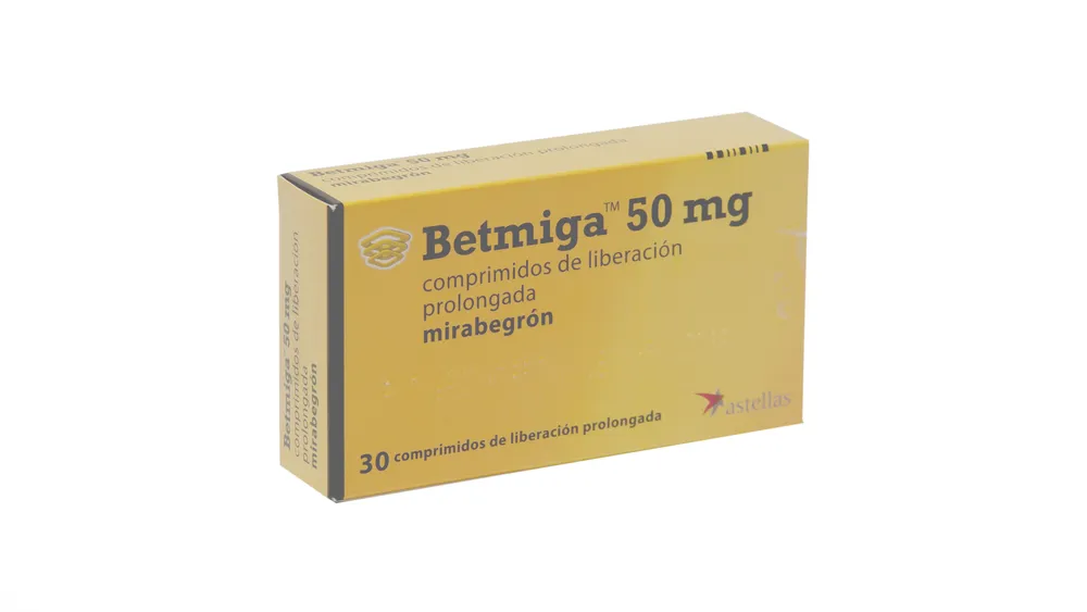 Betmiga 50 mg prolonged-release tablets tablets, prolonged-release