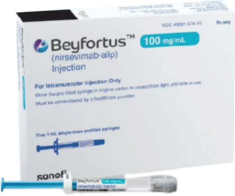 Beyfortus 100 mg solution for injection in pre-filled syringe solution for injection in a pre-filled syringe