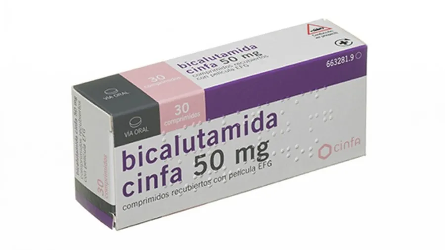 Bicalutamide Aurovitas Spain 50 mg film-coated tablets EFG tablets, film-coated