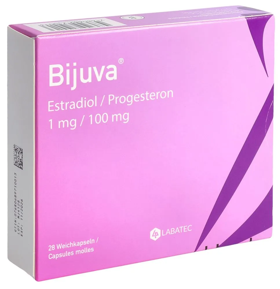 Bijuva 1 mg/100 mg capsule molli capsule, molli