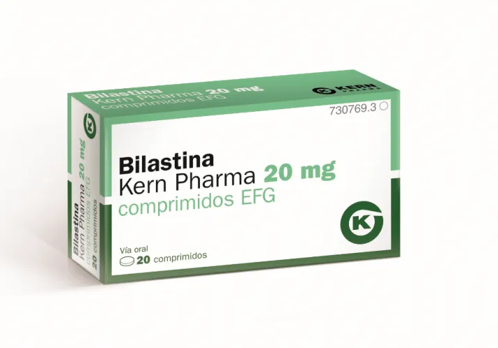 Bilastina Kern Pharma 20 mg compresse EFG compresse