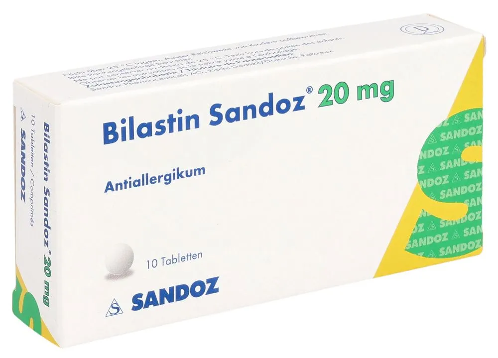Bilastine Sandoz Care 20 mg tablets tablets