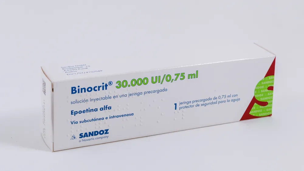 Бинокрит 30.000 МЕ/0,75 мл раствор для инъекций в предварительно заполненном шприце раствор для инъекций в предварительно заполненном шприце