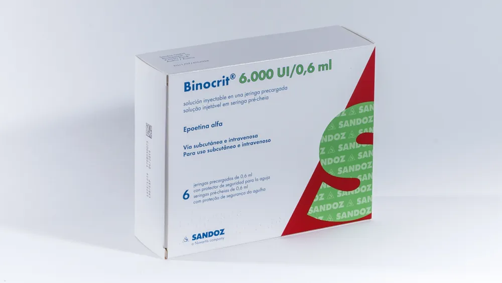 Binocrit 6000 UI/0,6 ml soluzione iniettabile in una siringa preriempita soluzione per iniezione in siringa preriempita
