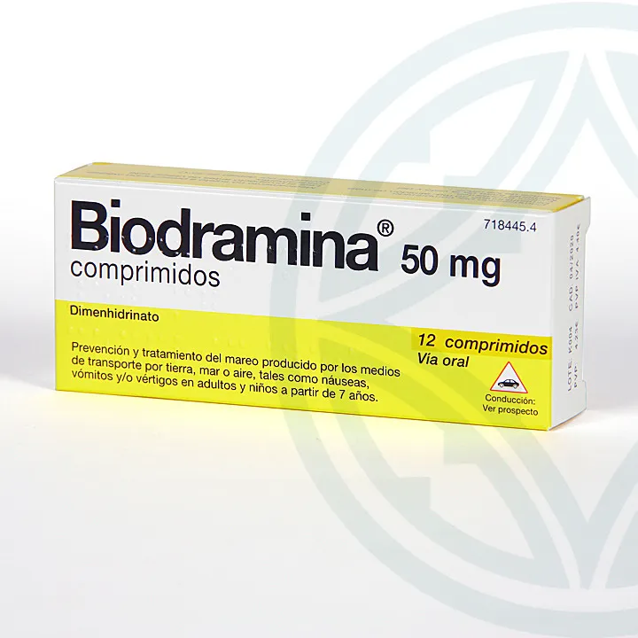 Biodramina 50 mg tablets tablets