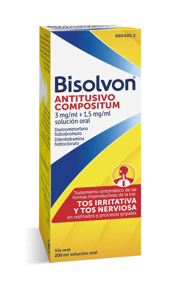 Bisolvon Antitussive Compositum 3 mg/ml + 1.5 mg/ml oral solution solution, oral