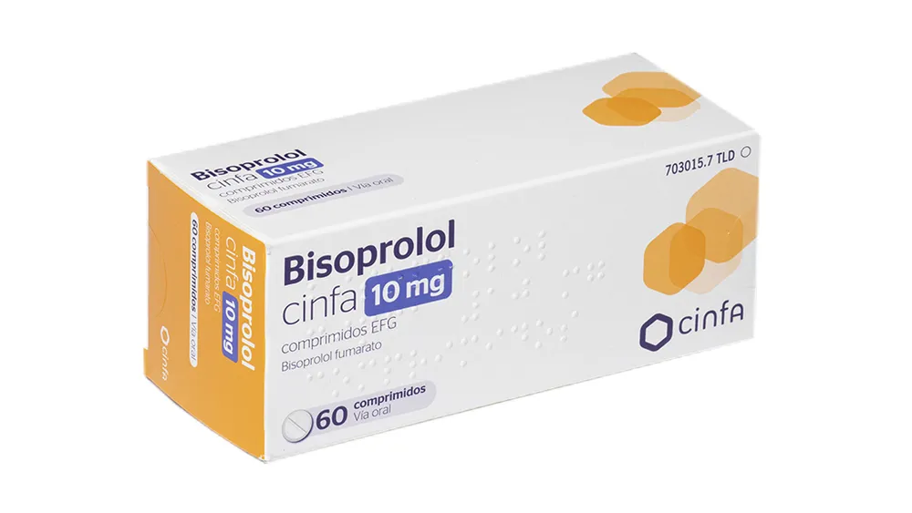 Bisoprolol CINFA 10 mg tablets EFG tablets