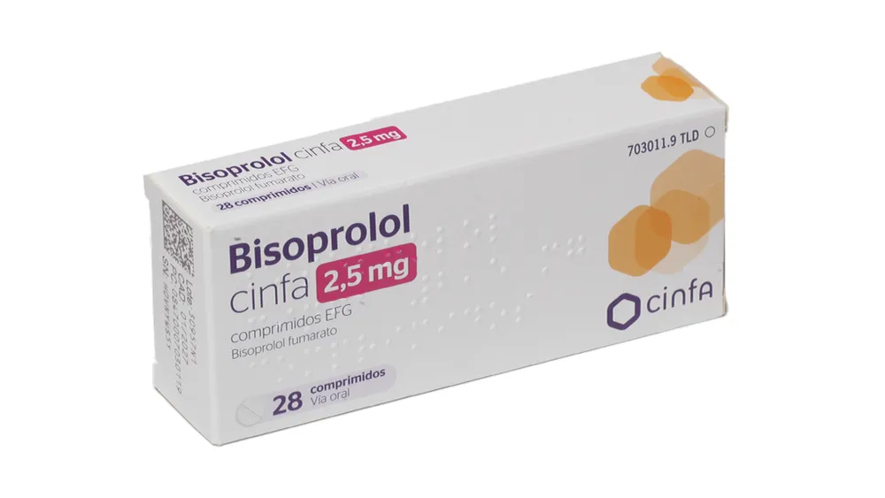 Bisoprolol Cinfa 2.5 mg tablets EFG tablets