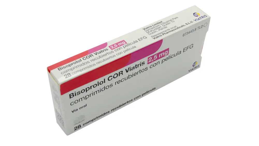 Bisoprolol Cor Viatris 2.5 mg film-coated tablets EFG tablets, film-coated