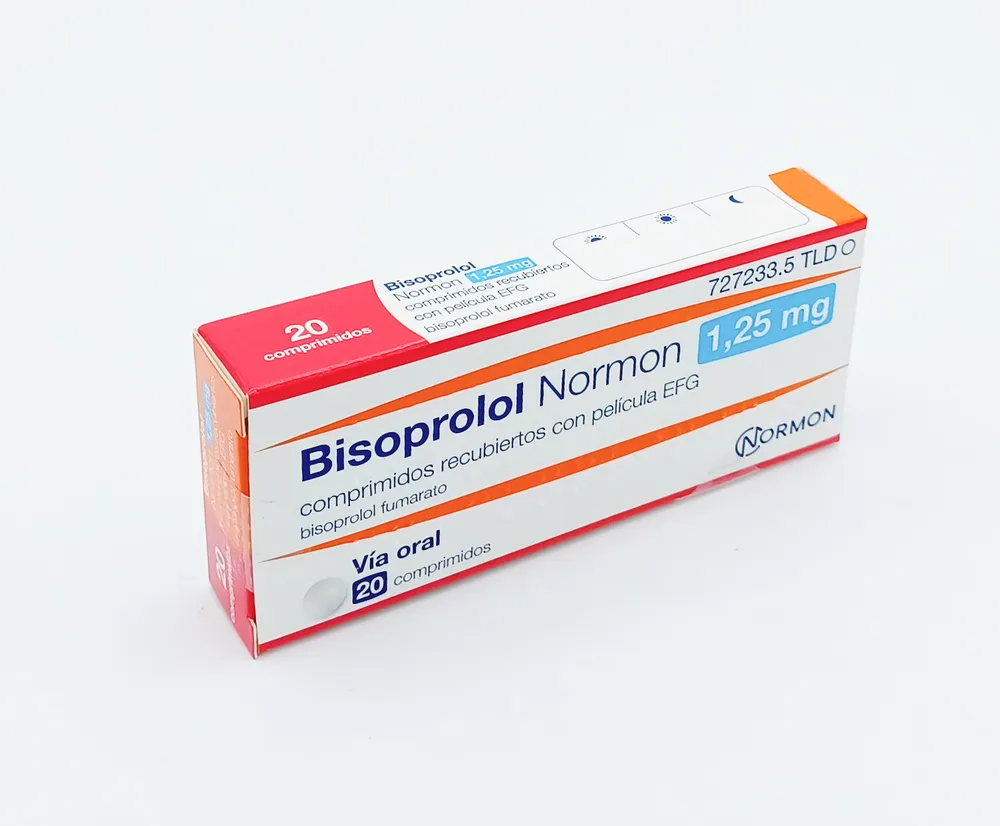 Bisoprolol Normon 1.25 mg film-coated tablets EFG tablets, film-coated