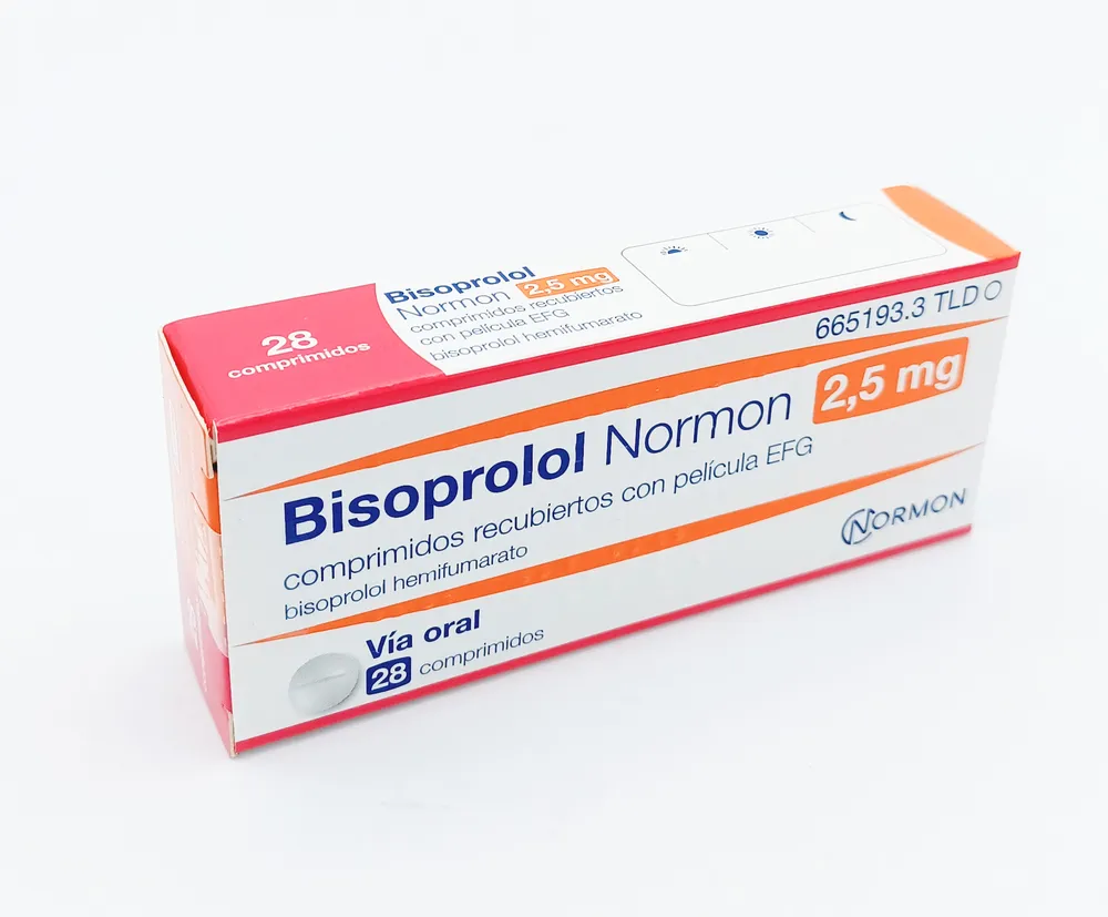 Bisoprololo Normon 2,5 mg compresse rivestite con film EFG compresse, rivestite con film