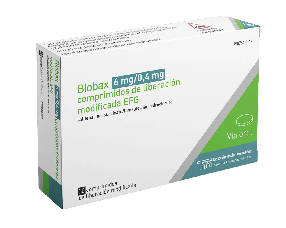 Blobax 6 mg/0.4 mg modified-release tablets EFG tablets, modified release