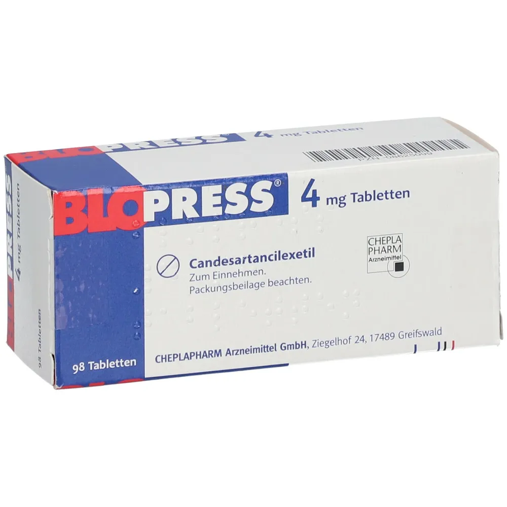 Blopress 4 mg tablets tablets