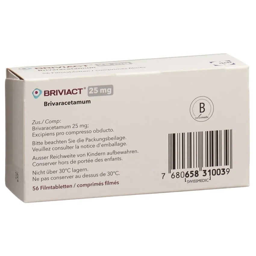 Briviact 25 mg compresse rivestite con film compresse, rivestite con film
