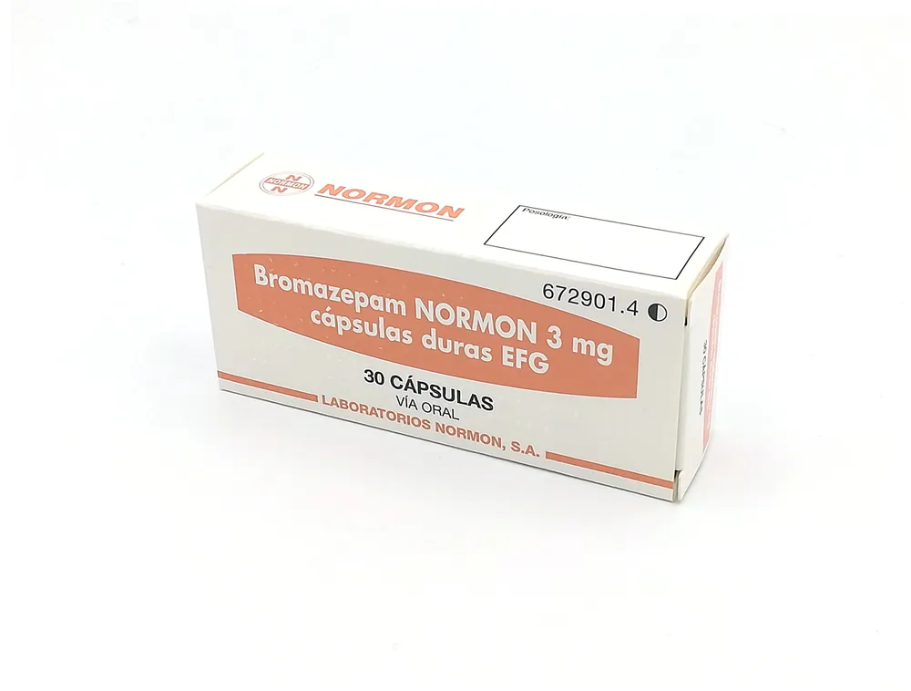 Bromazepam Normon 3 mg capsule rigide EFG capsule, rigide