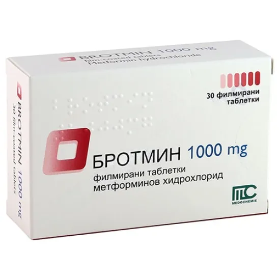 Brotmin 1000 mg film-coated tablets EFG tablets, film-coated