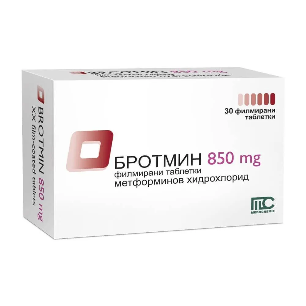 Brotmin 850 mg film-coated tablets EFG tablets, film-coated