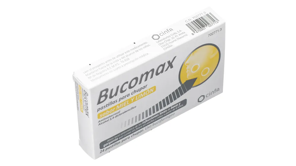 Bucomax honey and lemon lozenges for sucking lozenges, for sucking