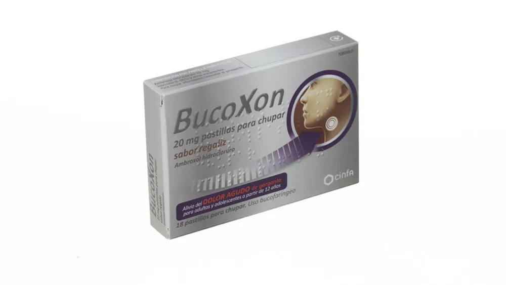 BUCOXON 20 mg lozenges with liquorice flavour lozenges, for sucking