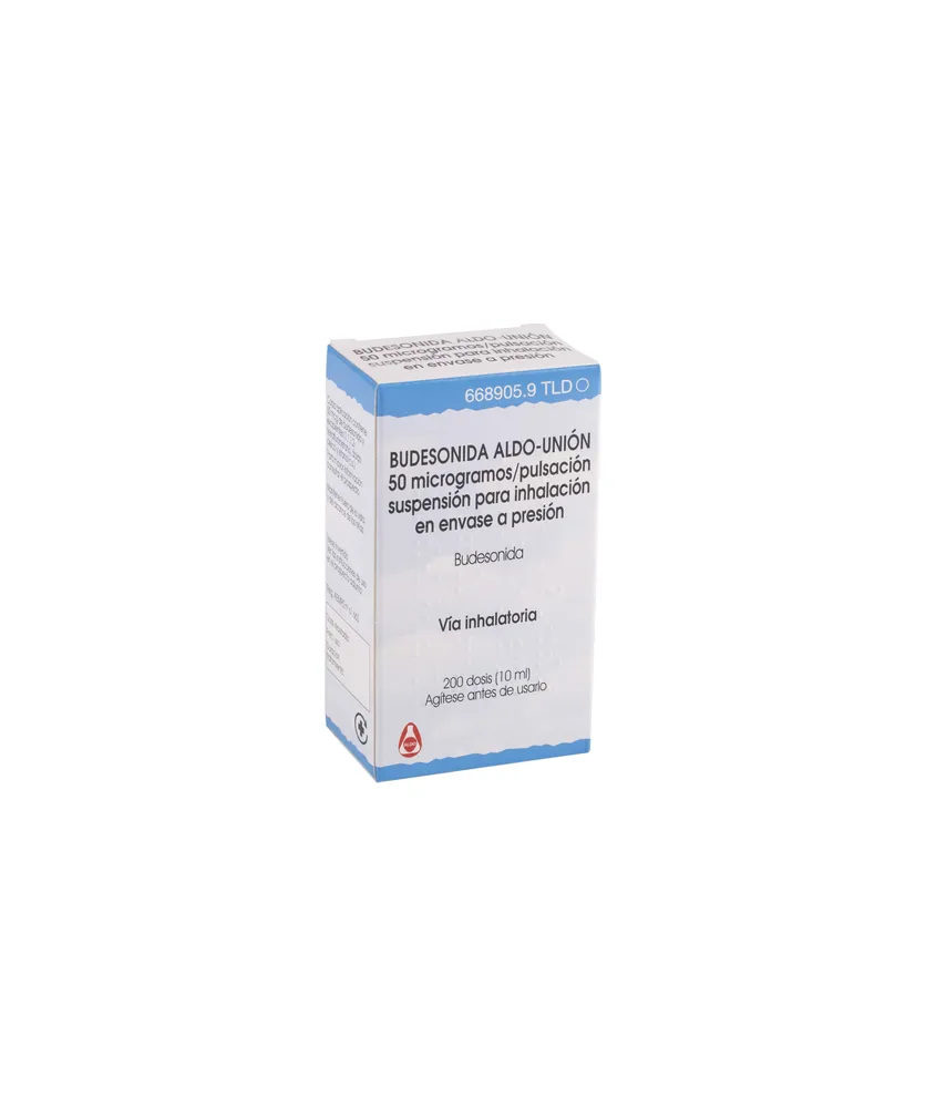 Budesonide Aldo-Union 50 microgram/puff inhalation suspension in pressurized container suspension for inhalation in pressurized container
