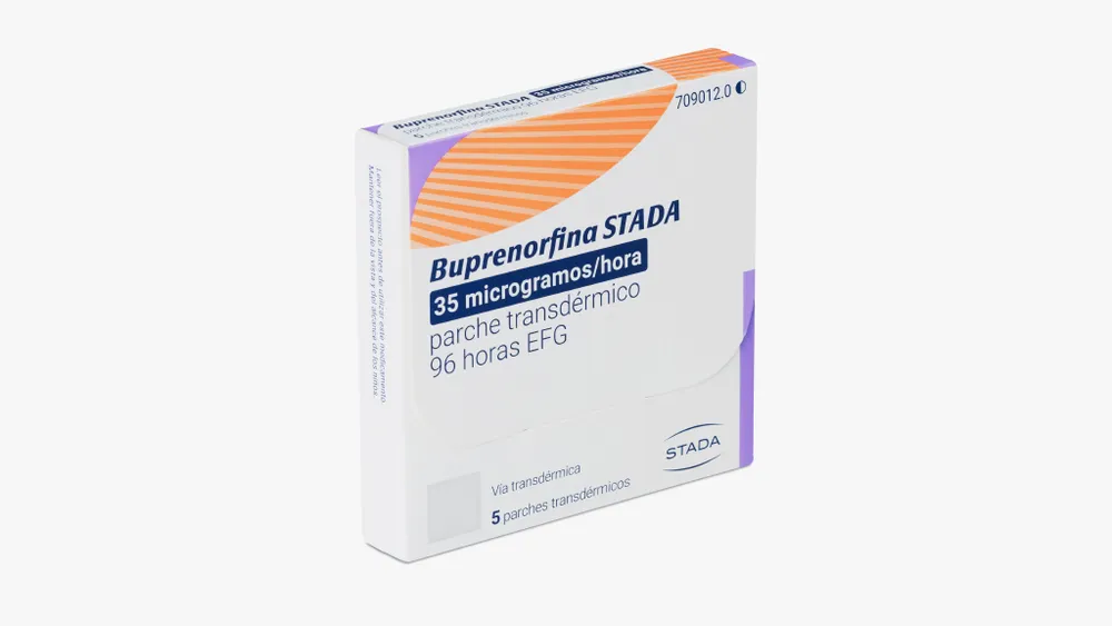 Buprenorphine Stada 35 micrograms/hour transdermal patch 96 hours EFG patches, transdermal
