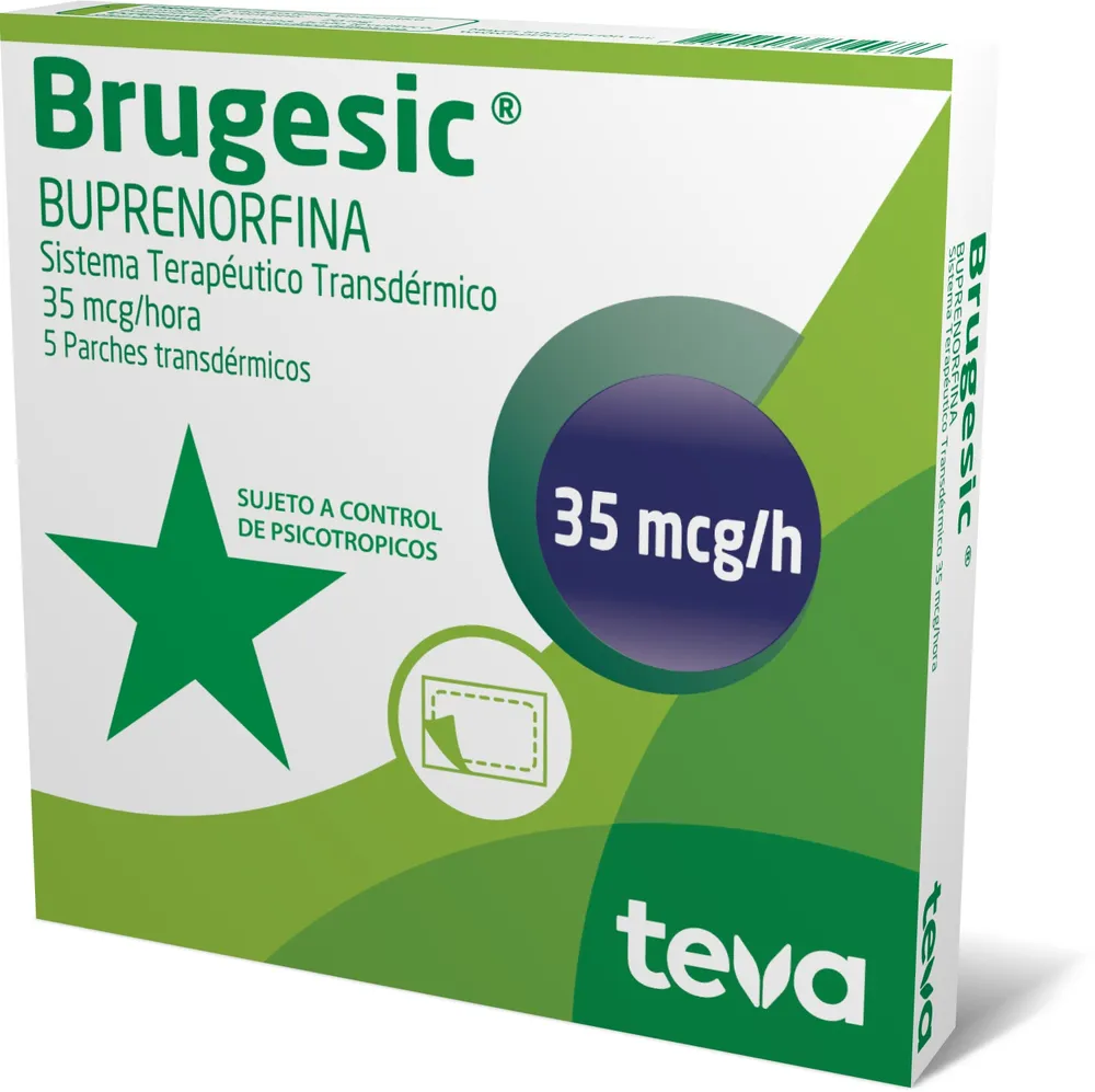 Buprenorphine Teva 35 micrograms/hour transdermal patch EFG patches, transdermal