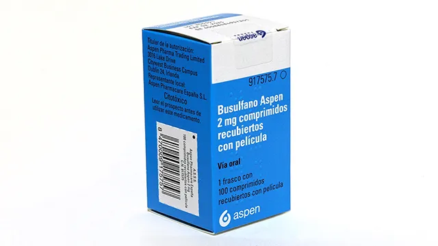 Busulfan Aspen 2 mg film-coated tablets tablets, film-coated