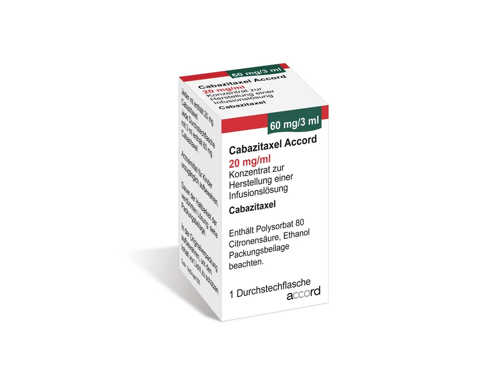 Cabazitaxel Accord 20 mg/ml concentrate for solution for infusion solution for infusion, concentrate