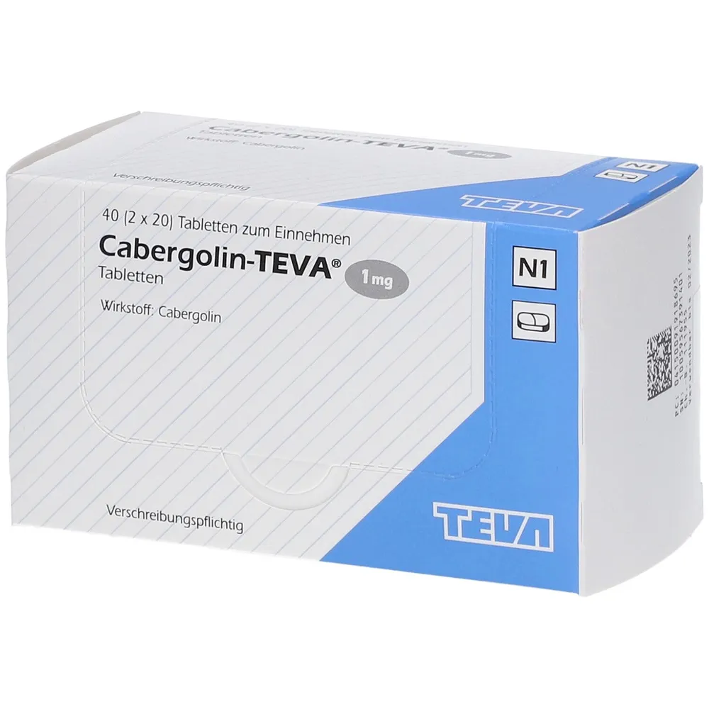 Cabergolina Teva 1 mg compresse EFG compresse