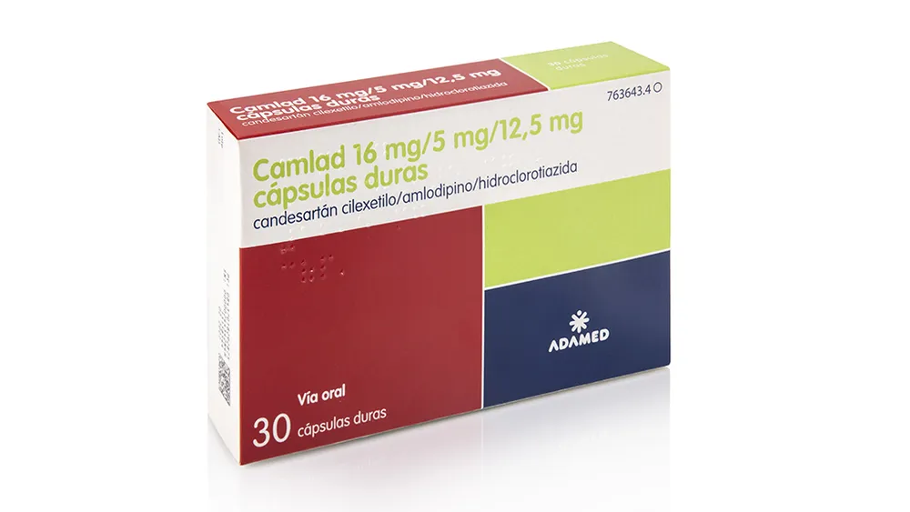 Camlad 16 mg/5 mg/12,5 mg capsule rigide capsule, rigide