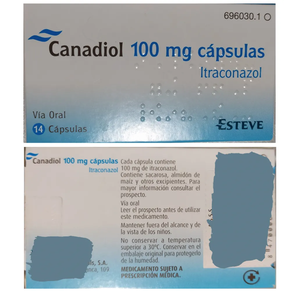 Canadiol 100 mg capsule capsule, rigide