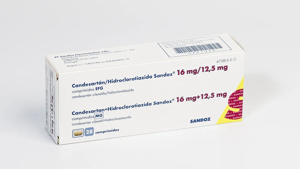 Candesartan/idroclorotiazide Sandoz 16 mg/12,5 mg compresse EFG compresse