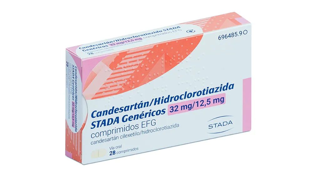 Candesartan/hydrochlorothiazide Stada 32 mg/12.5 mg tablets EFG tablets