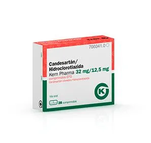 Candesartan/hydrochlorothiazide Teva-Ratio 32 mg/12.5 mg tablets EFG tablets