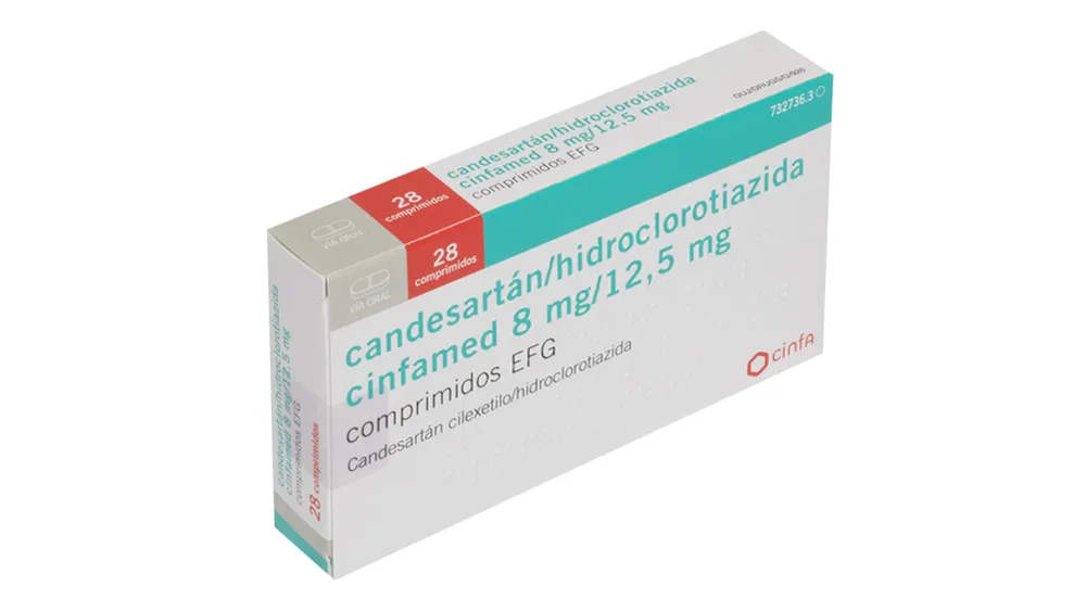 Candesartan/hydrochlorothiazide Teva-Ratio 8/12.5 mg tablets EFG tablets