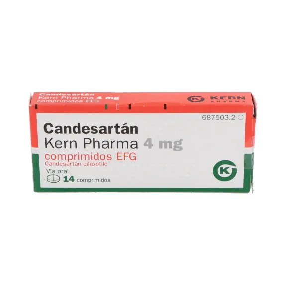 Candesartan Kern Pharma 4 mg tablets EFG tablets