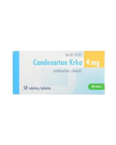 Candesartan Krka 4 mg tablets EFG tablets
